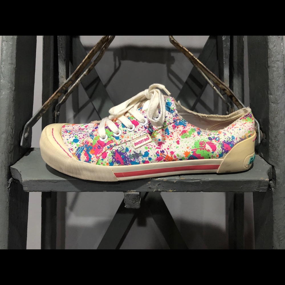 Rocket Dog Paint Splatter Sneakers